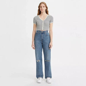 Levi's High Waisted  Straight Jeans